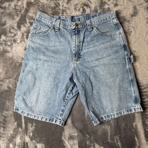 Vintage Y2K Wrangler Carpenter Short Jean Denim Jorts Size Mens 34 Causal Wear